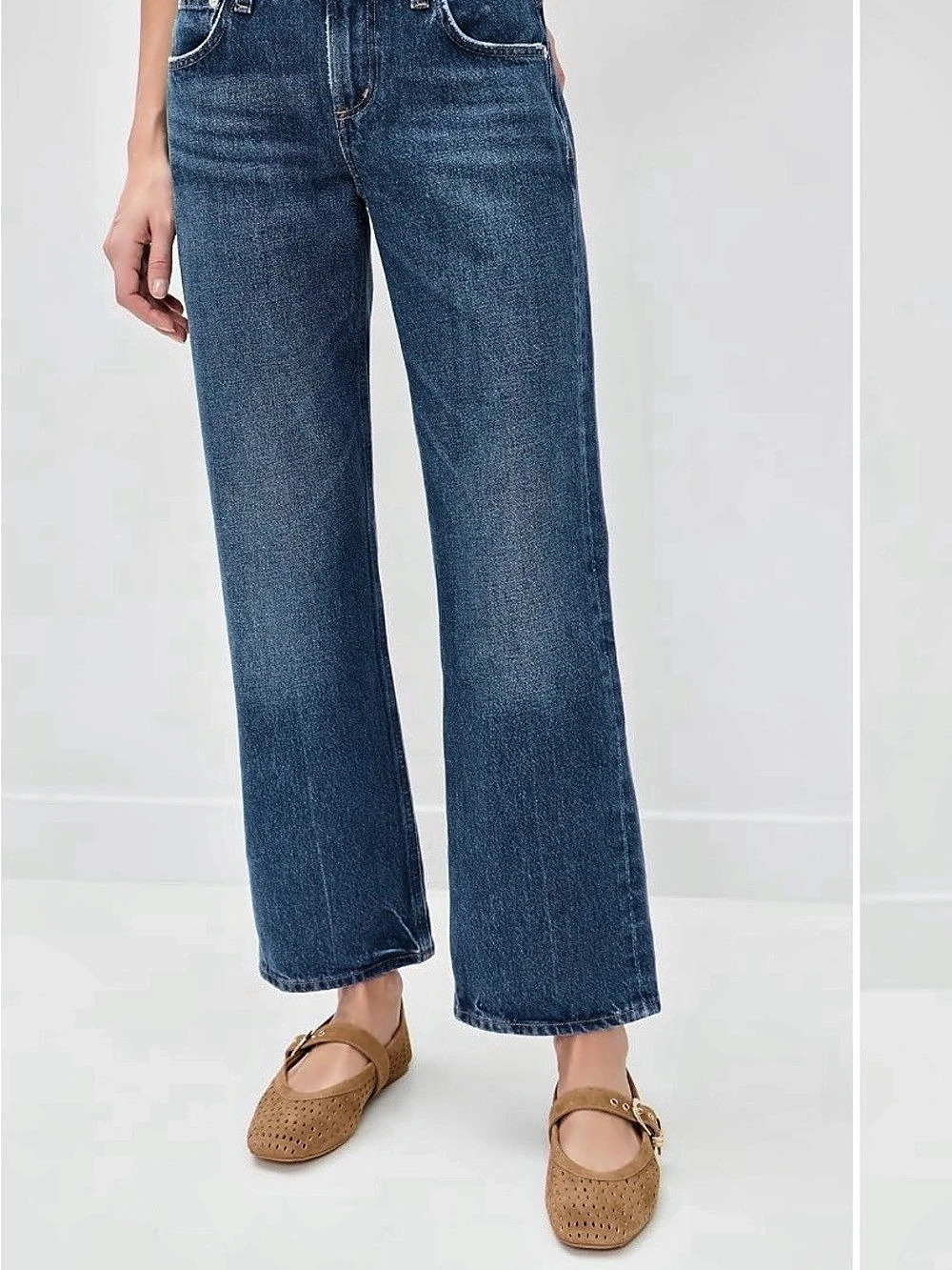 Citizens of Humanity Faye Vintage Straight Leg Jeans Blue Waist 30 NWT